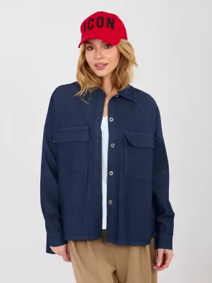 Dámská košile ITALY MODA IT-KS-FL9968.28 NAVY