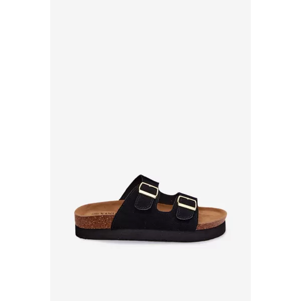  Dámské pantofle VINCEZA 102657 BLACK 