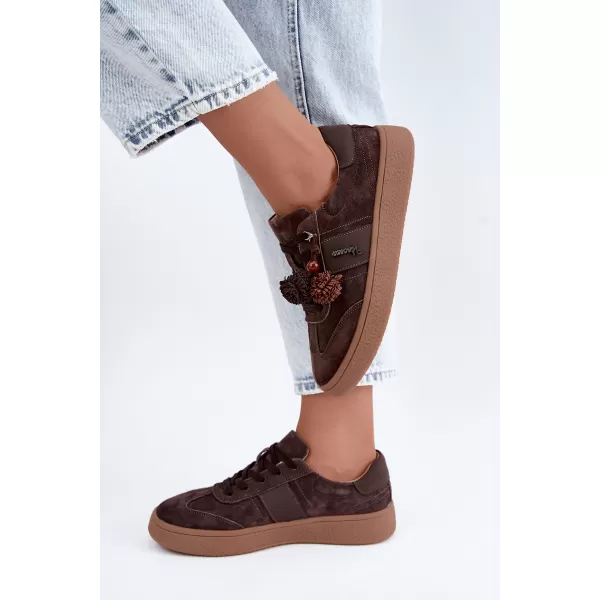  Dámské tenisky VINCEZA 79682 CHOCOLATE 