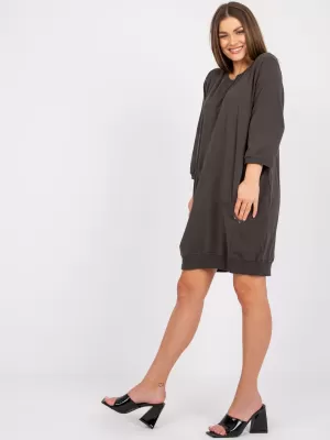 Dámské šaty RELEVANCE RV-SK-6839.95 DARK KHAKI