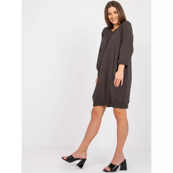  Dámské šaty RELEVANCE RV-SK-6839.95 DARK KHAKI 