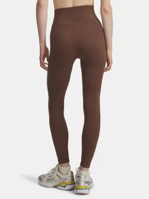 Dámské legíny UNDER ARMOUR SEAMLESS COTTON LEGGING 6010166-230 HNĚDÁ