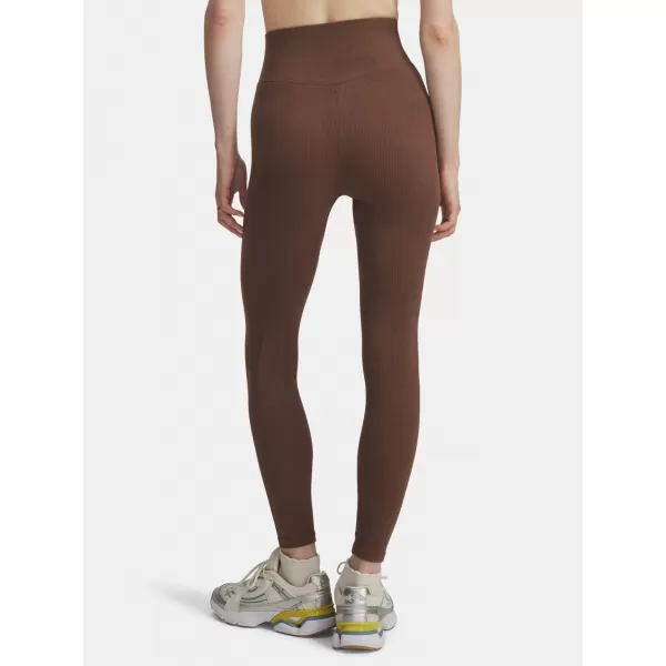  Dámské legíny UNDER ARMOUR SEAMLESS COTTON LEGGING 6010166-230 HNĚDÁ 