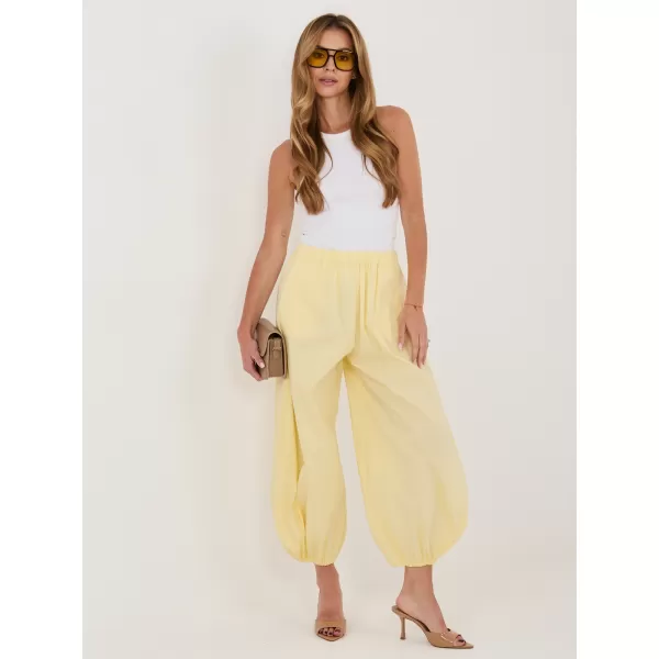  Dámské kalhoty RUE PARIS IT-SP-FL10309.70 BRIGHT YELLOW 