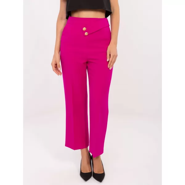  Dámské kalhoty RUE PARIS TO-SP-18150.02 FUCHSIA 