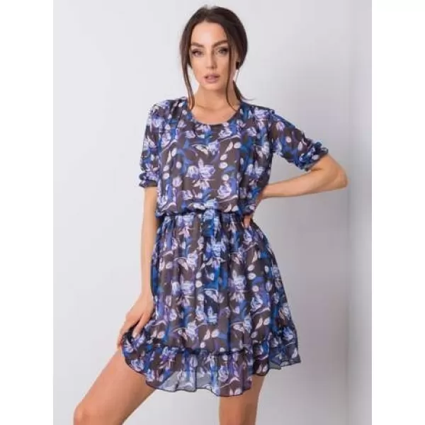  Dámské šaty LAKERTA LK-SK-507627.39 BLACK AND BLUE 