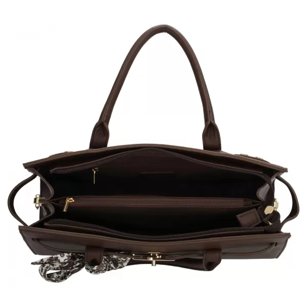  Shopper taška Charm London The Hamptons W01592 Dark brown DARK BROWN 