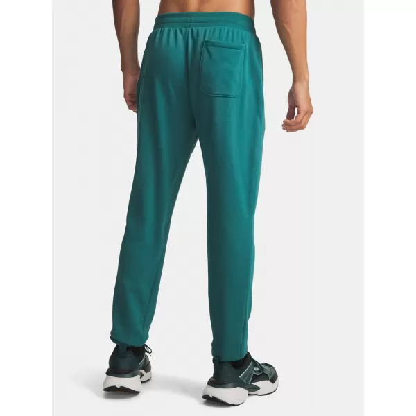  Pánské tepláky UNDER ARMOUR RIVAL LW GRAPHIC JOGGER 6014688-338 ZELENÁ 