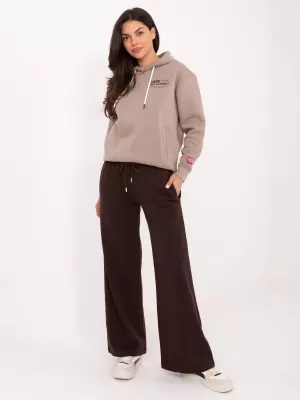 Dámské tepláky RELEVANCE RV-DR-A590.08 DARK BROWN
