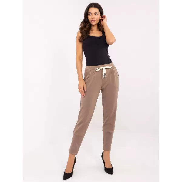  Dámské kalhoty ITALY MODA DHJ-SP-9283.83P BROWN 