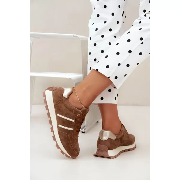  Dámské tenisky D&A LR62-7101 BEIGE 