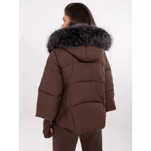  Dámská bunda FACTORY PRICE MBM-KR-26106.96 BROWN 