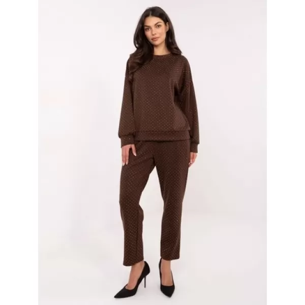  Dámský set RUE PARIS IT-KMPL-21718.27P BROWN 