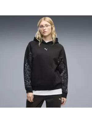 Dámská mikina PUMA SPORT ANIMAL STANDARD HOODIE FL 69400701 PUMA BLACK