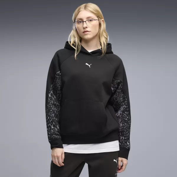  Dámská mikina PUMA SPORT ANIMAL STANDARD HOODIE FL 69400701 PUMA BLACK 