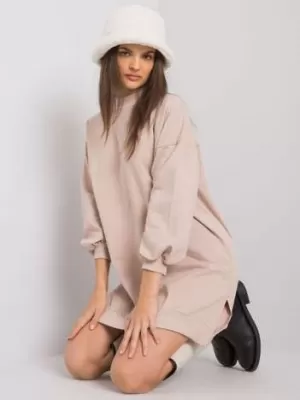 Dámské šaty RUE PARIS RV-SK-7207.03 BEIGE