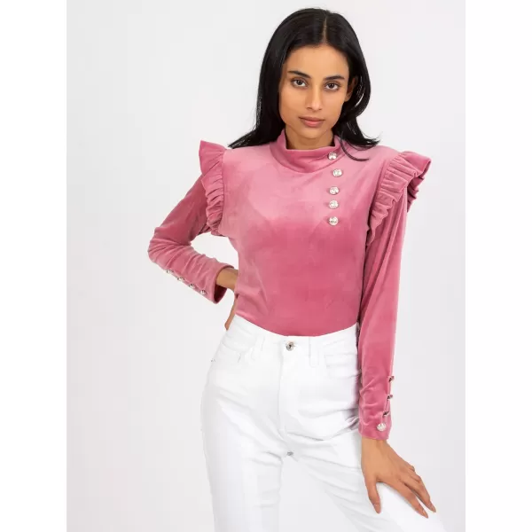  Dámská halenka ITALY MODA DHJ-BZ-6533A.44P DARK PINK 