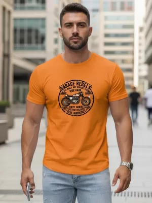 Pánské triko DSTREET ORANŽOVÁ