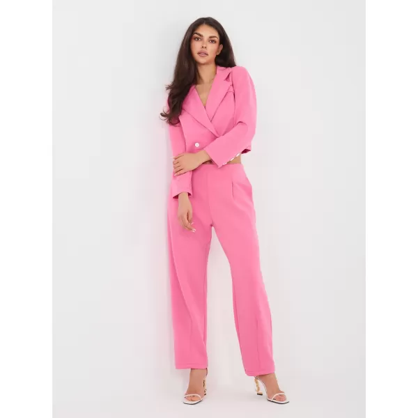  Dámský komplet RUE PARIS IT-KMPL-22255.70 DARK PINK 