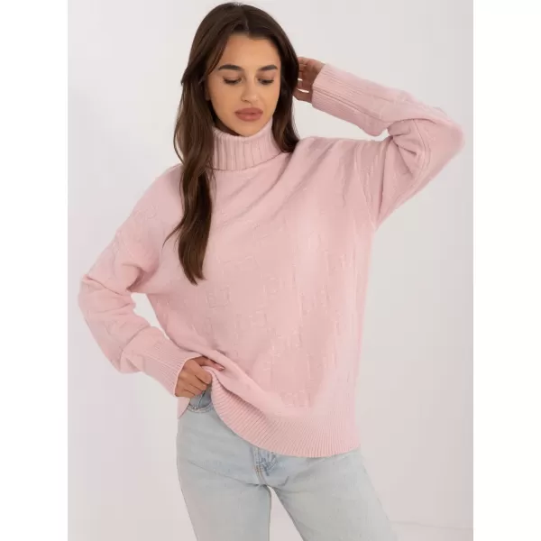  Dámský svetr WOOL FASHION ITALIA AT-SW-2342-1.35 BRIGHT PINK 