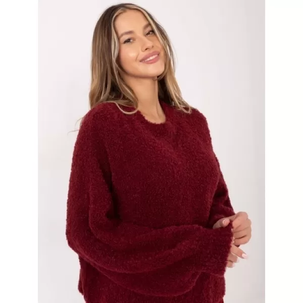  Dámský svetr FACTORY PRICE CH-SW-72610.62 BURGUNDY 