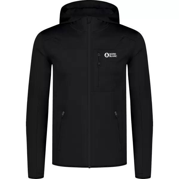  Pánská powerfleece mikina NORDBLANC SPRAWL NBSFM8333 ČERNÁ 