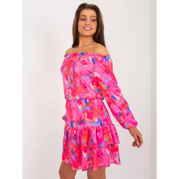 Dámské šaty RUE PARIS WN-SK-8282.32 DARK PINK 