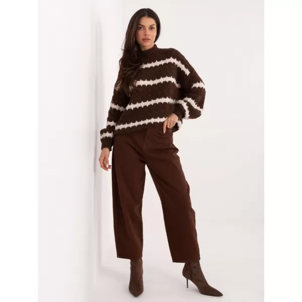  Dámské džíny FACTORY PRICE VM-SP-BS955-60.36 BROWN 