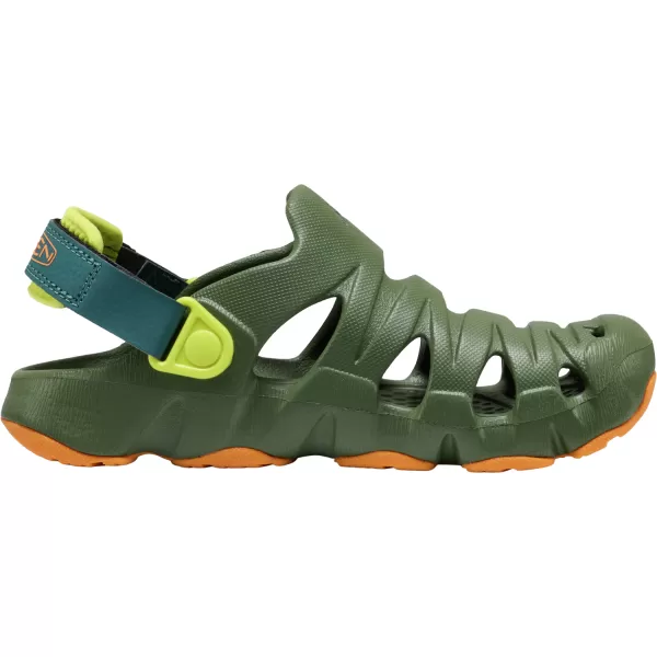  Juniorské sandály KEEN HYPERFLT BRONZE GREEN/ORANGE PEEL 