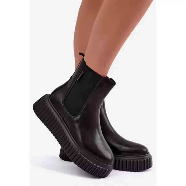  Dámské kotníkové boty BIG STAR SHOES UU274334 BLACK 