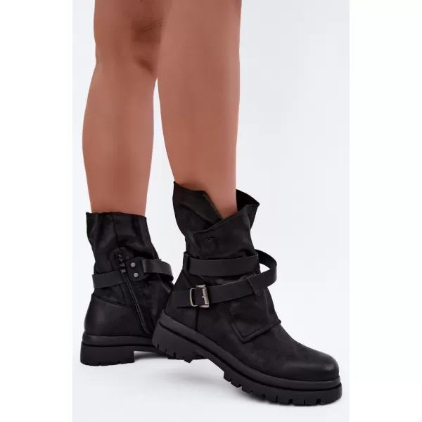  Dámské kotníkové boty BOTO 5268 BLACK 