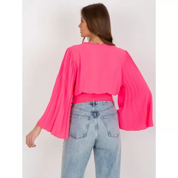  Dámská halenka ITALY MODA DHJ-BZ-16503.30X FLUO PINK 