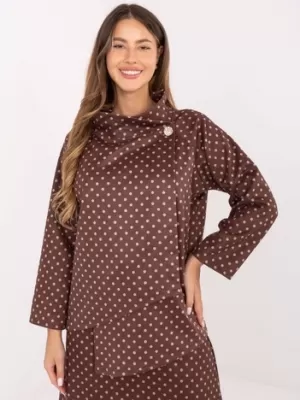 Dámská mikina ITALY MODA IT-BL-21613-1.87 BROWN