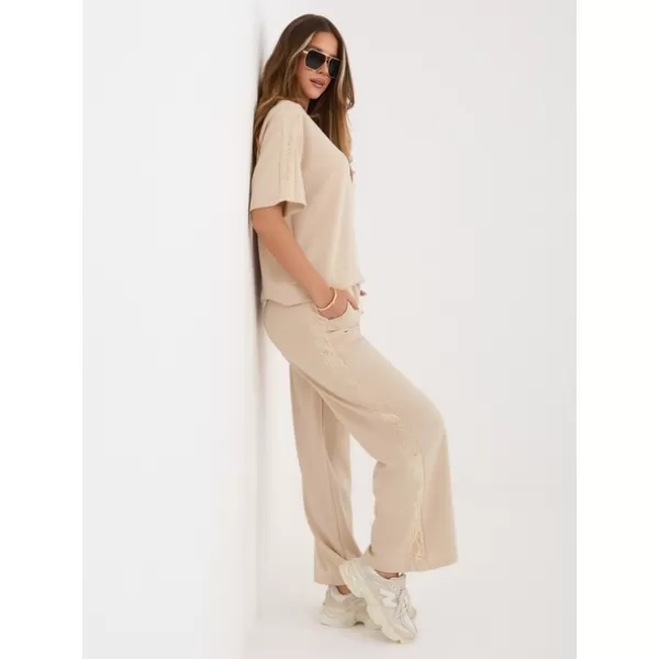  Dámské kalhoty FACTORY PRICE IT-SP-97280.60 BEIGE 