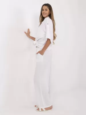 Dámské kalhoty ITALY MODA MI-SP-6560.73P WHITE