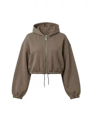 Dámská mikina URBAN CLASSICS TB8635-23646 DEEP TAUPE