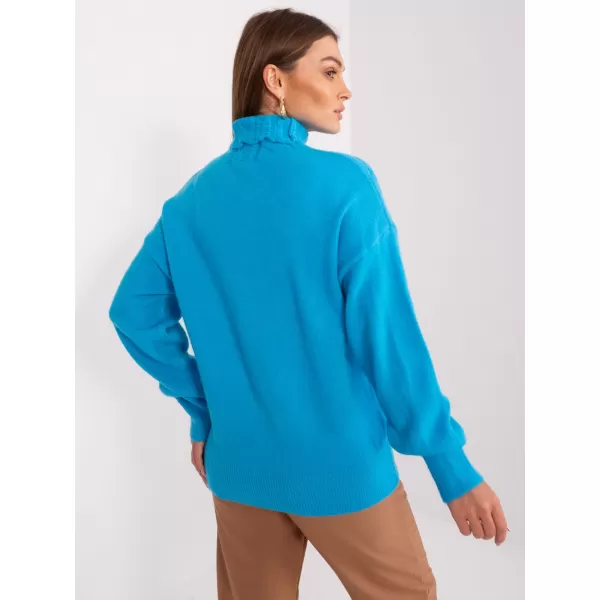  Dámský svetr WOOL FASHION ITALIA AT-SW-23401.97P BLUE 