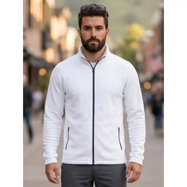  Pánská micro fleece mikina MALFINI FACTOR 852 BÍLÁ 