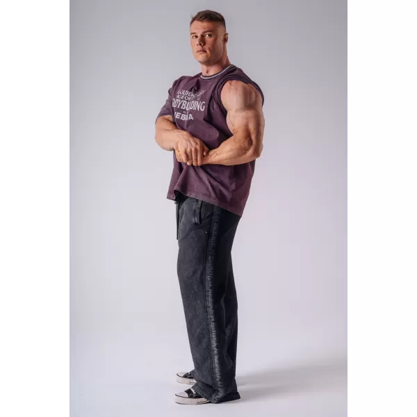  Pánské trička NEBBIA OLYMPIA HEAVYWEIGHT COTTON 941 BORDO 