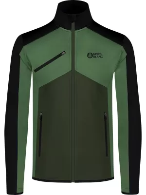Pánská powerfleece mikina NORDBLANC CUSP NBSFM8334 ZELENÁ