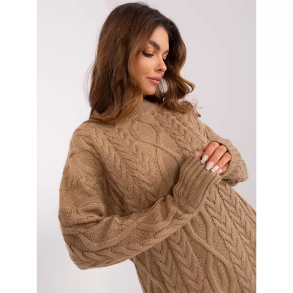 Dámské šaty RUE PARIS LC-SK-8012-2.25P DARK BEIGE 