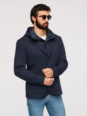 Pánská bunda OMBRE M167 NAVY BLUE