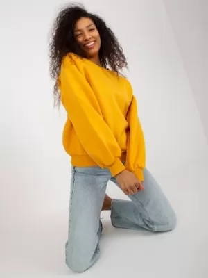 Dámská mikina EX MODA EM-BL-01.92 DARK YELLOW