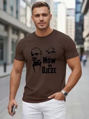 Pánské triko DSTREET HNĚDÁ