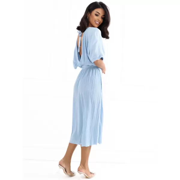  Dámské šaty LAKERTA LK-SK-509699.85 LIGHT BLUE 