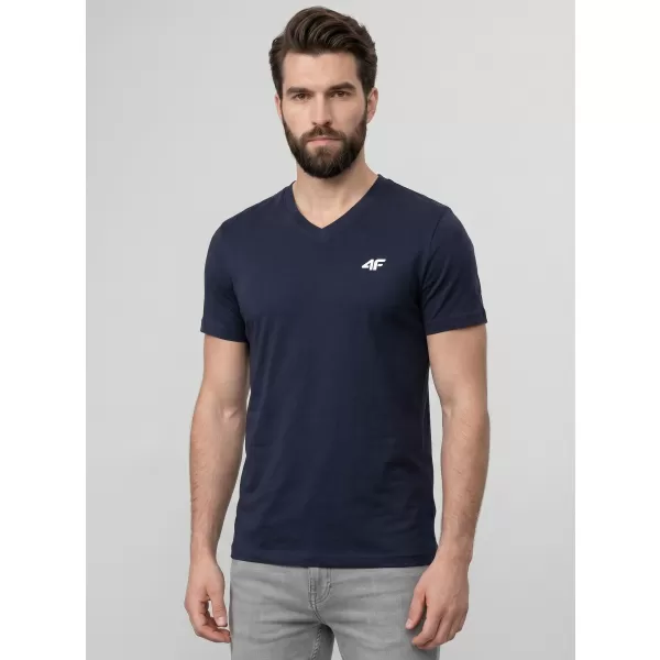  Pánské triko 4F 4FWMM00TTSHM3339 NAVY 