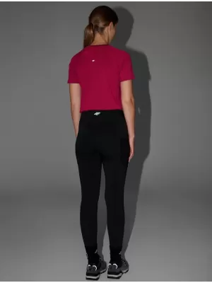 Dámské legíny 4F 4FWAW25TFTIF373 DEEP BLACK