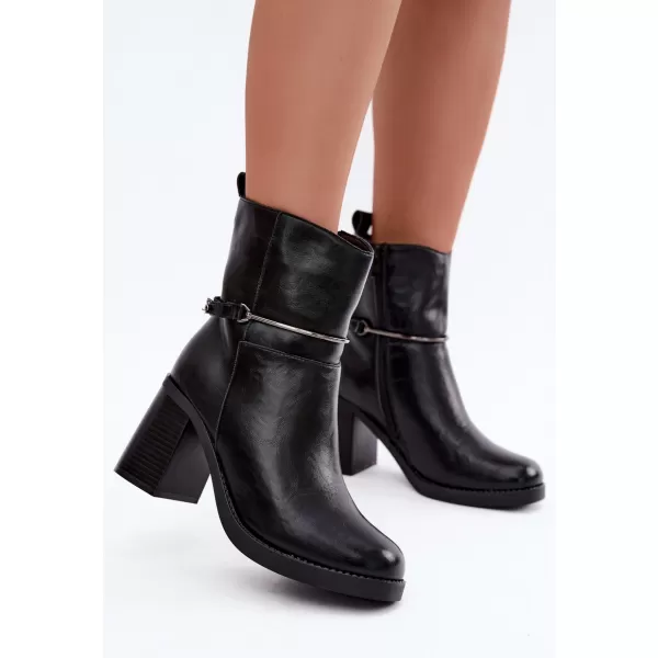  Dámské kotníkové boty BOTO SFY2461A-3 BLACK 