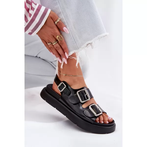 Dámské sandály BIG STAR SHOES RR274662 BLACK 