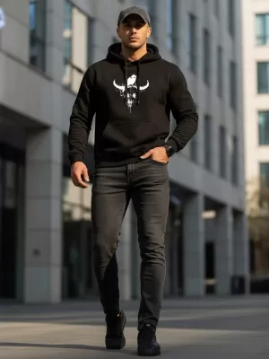 Pánská mikina DSTREET ČERNÁ